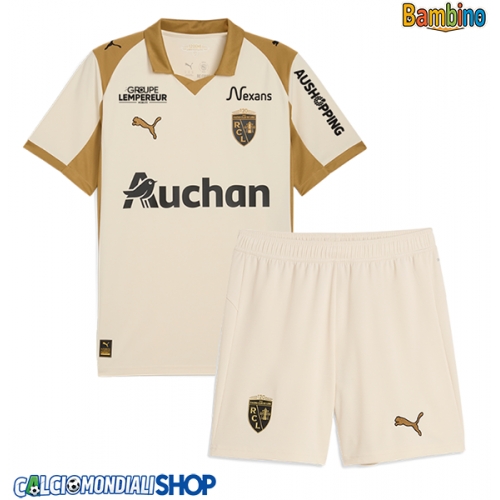 Maglie da calcio RC Lens Terza Maglia Bambino 2025-26 Manica Corta + Pantaloni corti)